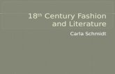 18 Century British Literature Fashion Presentation