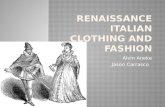 Renaissance Italian Clothing And Fashion