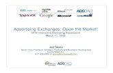 Advertising Exchanges - Open the market!