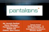 Pantaloon project ppt