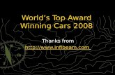 Worlds Top 10 Award Winning Cars 2008
