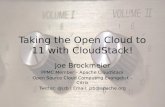 Taking the open cloud to 11