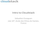 Intro to Cloudstack