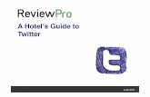 ReviewPro's Guide to Twitter for Hotels