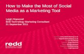 How to make the most of social media as a b2 b marketing tool   redd marketing - sept 2011