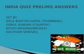 India quiz prelims with answers