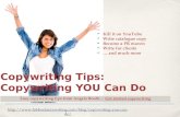 Copywriting Tips: Copywriting YOU Can Do