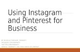 Instagram and Pinterest for Business