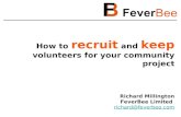 How to recruit and keep volunteers for your community project