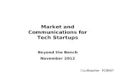 Easy Marketing and Communications for Technology Startups