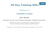 30 Day Linking Blitz 2012 - Webinar on Groups