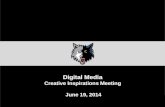 Minnesota Timberwolves - Digital Media Web Design Creative Presentation