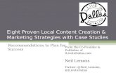 Eight Proven Content Creation & Marketing Strategies with Case Studies