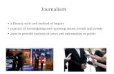 Journalism and Social Media