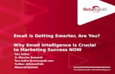 Email is Getting Smarter, Are You?