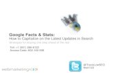 Google Facts & Stats: Capitalizing on the Latest Updates in Search
