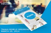 thinkLA Mobile Breakfast 2014 - Coco Jones Presentation
