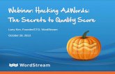 Hacking AdWords: The Secrets to Quality Score [Webinar]