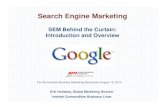 Search Engine Marketing Overview BMA Aug 2013 Holladay