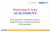 Marketing and sales alignment in B2B
