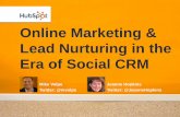 Online Marketing & Lead Nurturing in the Era of Social CRM
