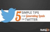 5 simple secrets to lead generation on twitter v3