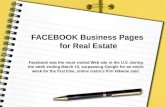 Facebook Pages for Real Estate