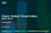Global cloud index 2012- 2017 Latam