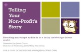 Telling Your Non-Profits Story