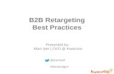 B2B Retargeting: Best Practices