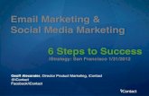 Email Marketing and Social Media Marketing: 6 Steps to Success