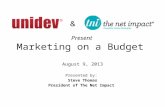 Marketing on a budget presentation txchangefinal