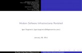 Modern Software Infrastructures Revisited