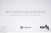 Optimizing your site for contextual ads: SEO, Design and Content