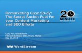 Remarketing Case Study: The Secret Rocket Fuel For your Content Marketing and SEO Efforts
