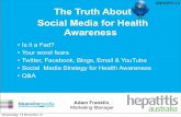 The Truth About Social Media for Health Awareness 2013