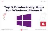 Top 5 Productivity Apps for Windows Phone 8