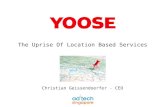 ad:tech - YOOSE - The Uprise of Location Based Services