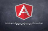 Building single page applications with angular.js