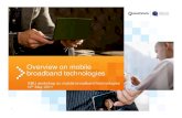 Overview on Mobile Broadband Technologies