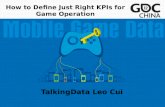 How to define just right KPIs for game operation