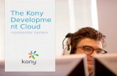 Kony Development Cloud