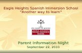 K Parent Information Night 10'