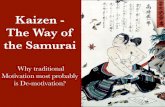 Kaizen the way of the Samurai