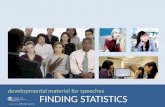 Finding Statistics