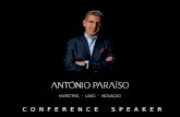 Antonio Paraiso Speaker + Consultant