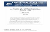 Measuring U.S. Credit Card Borrowing: An Analysis of the G ...
