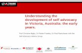Understanding the development of self advocacy in victoria frawley & bigby, iassid congress 2012