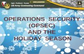 Army Contracting Holiday OPSEC Awareness