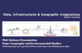 Data, Infrastructures and Geographical Imaginations